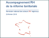 Accompagnement RH de la réforme territoriale