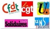 Les différents logos des syndicats