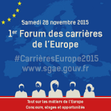 L'affiche du Forum des carrières de l'Europe