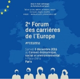 Affiche du 2e Forum des carrières de l'Europe