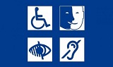Affichette symbolisant des handicaps